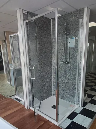Flair infold shower screens